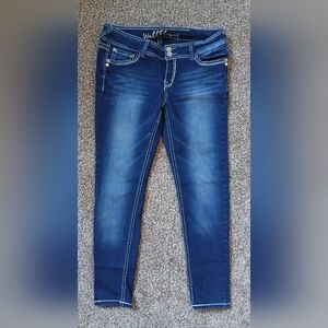 Wallflower Dark Blue Skinny Jeans